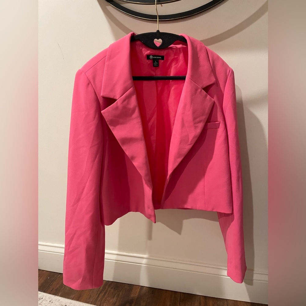 Pink blazer
